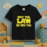 May The Law Be With You Funny New Lawyer Attorney Toddler T-Shirt thumb 3