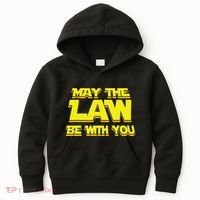 May The Law Be With You Funny New Lawyer Attorney Kids Hoodie thumb 0