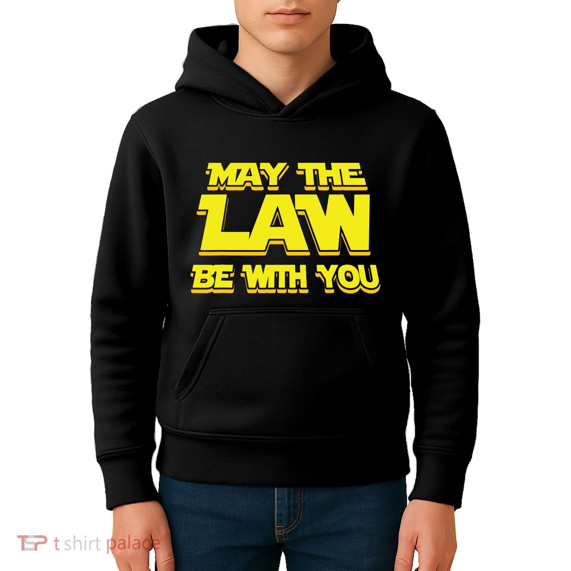 May The Law Be With You Funny New Lawyer Attorney Kids Hoodie