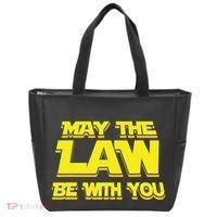 May The Law Be With You Funny New Lawyer Attorney Tote Bag thumb 0