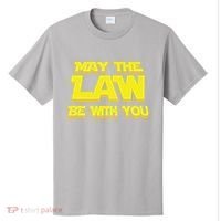 May The Law Be With You Funny New Lawyer Attorney T-Shirt thumb 0