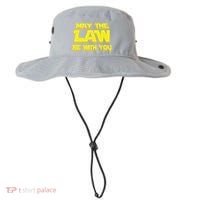 May The Law Be With You Funny New Lawyer Attorney Bucket Hat thumb 0