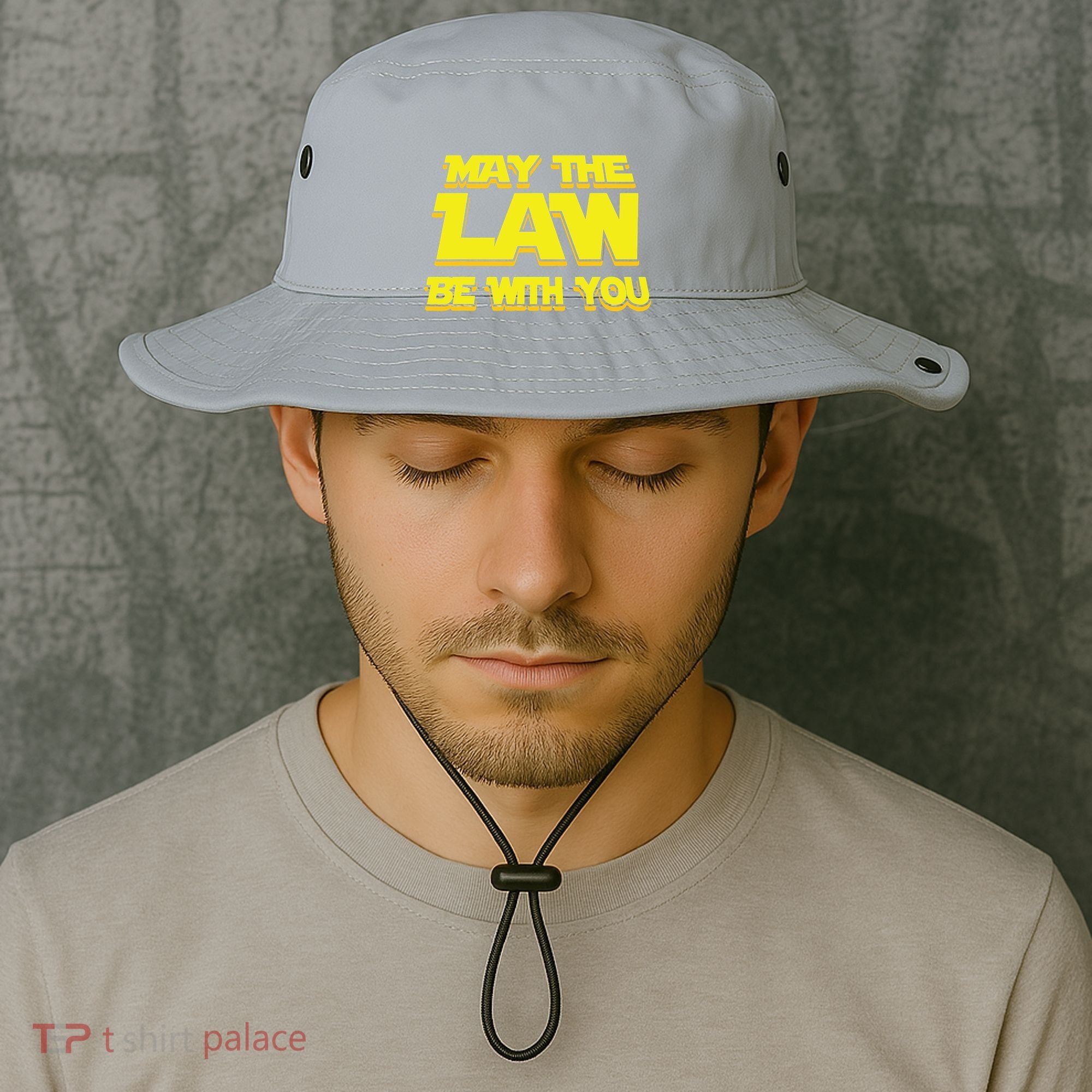May The Law Be With You Funny New Lawyer Attorney Bucket Hat