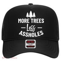 More Trees Less Assholes Funny Gift For Nature Lover Hat thumb 0