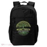 More Trees Less Assholes Environmentalist Earth Advocate Backpack thumb 0
