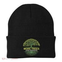 More Trees Less Assholes Environmentalist Earth Advocate Beanie thumb 0