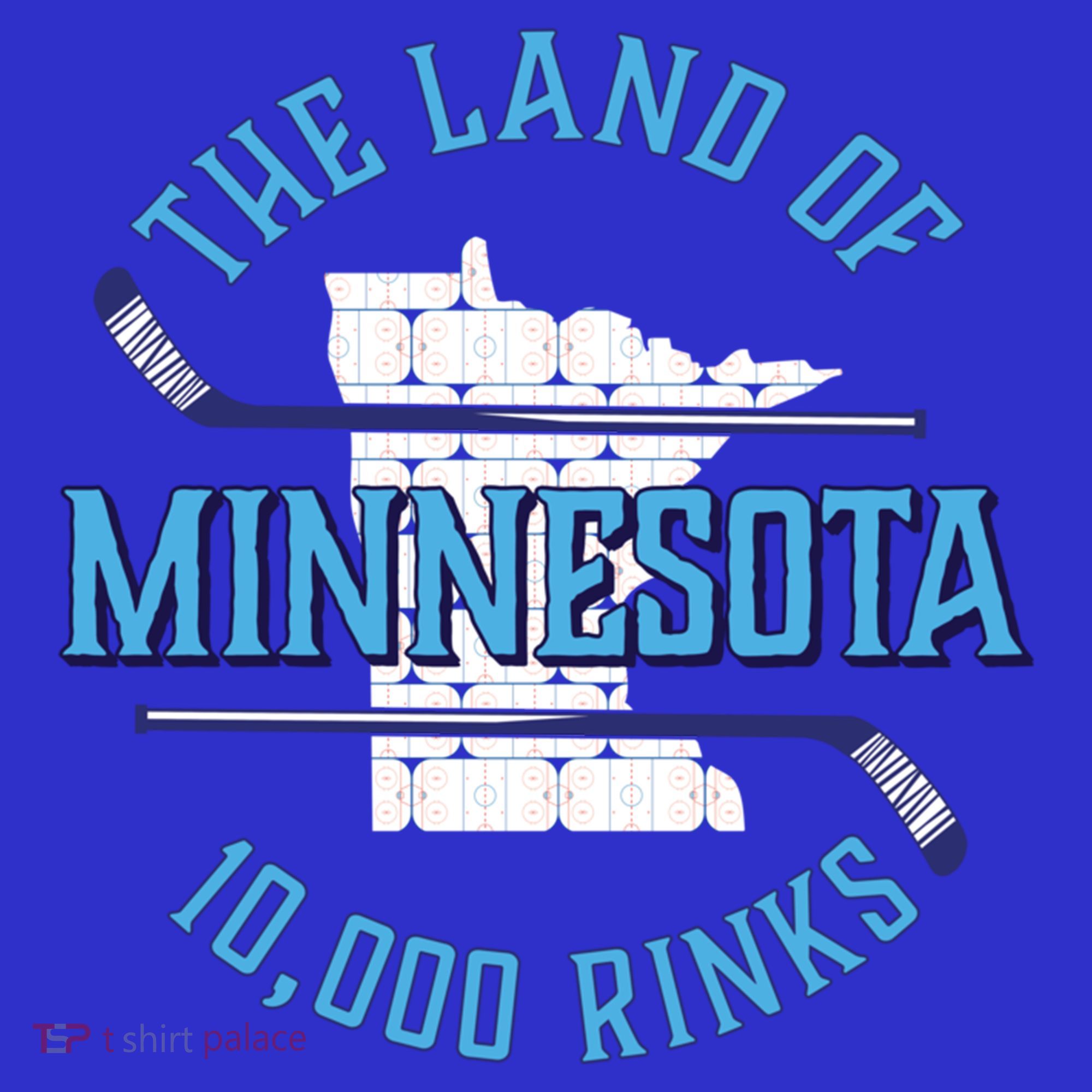 Minnesota The Land Of 10 000 Rinks Cool Gift Hockey Gift Women's Tank Top