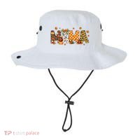 Mama Thanksgiving Mom Fall Pumpkins Season Retro Bucket Hat thumb 0