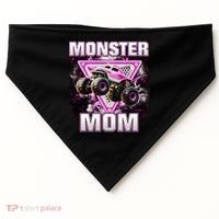 Monster Truck Mom USA-Made Doggie Bandana thumb 0