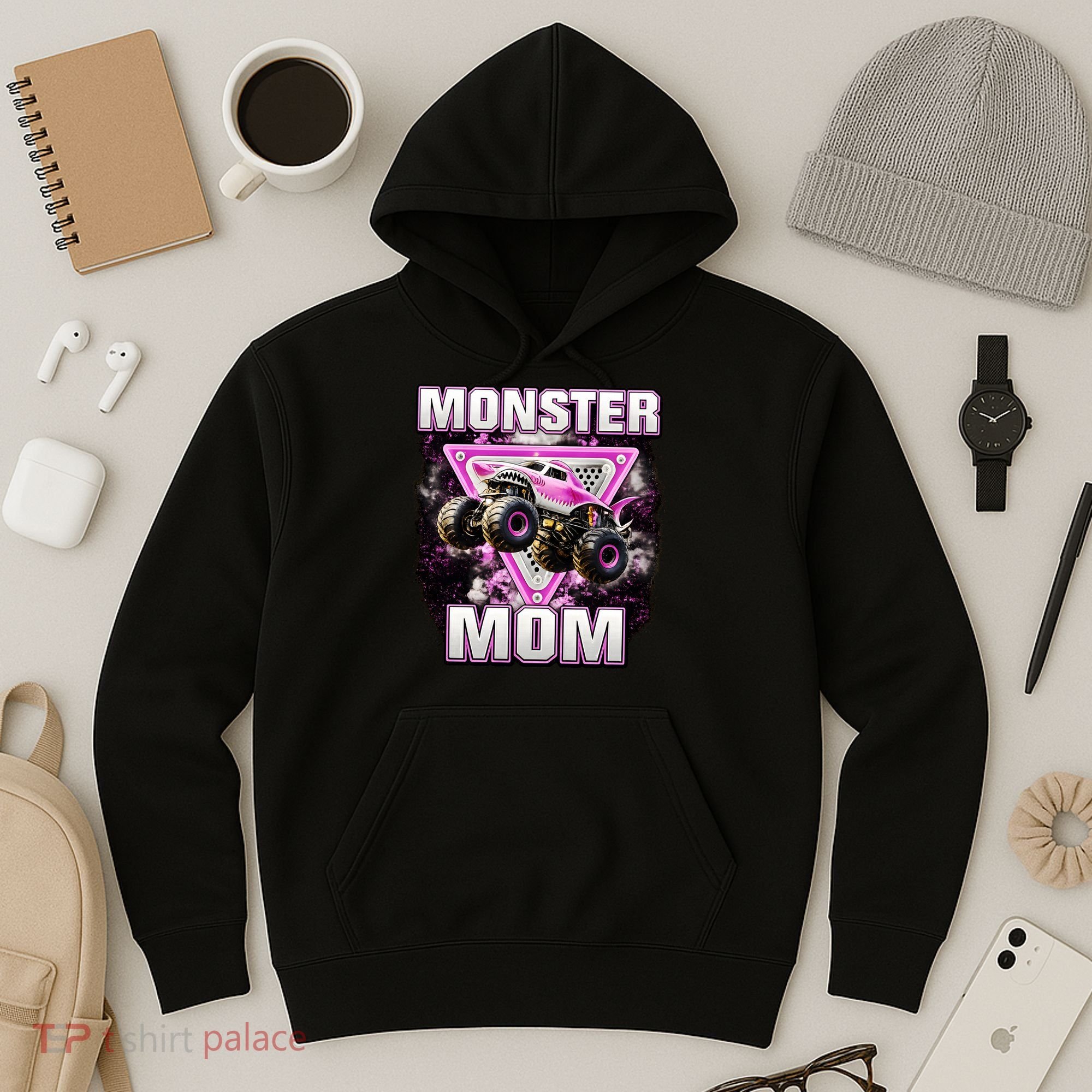 Monster Truck Mom Hoodie