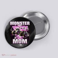 Monster Truck Mom Button thumb 0