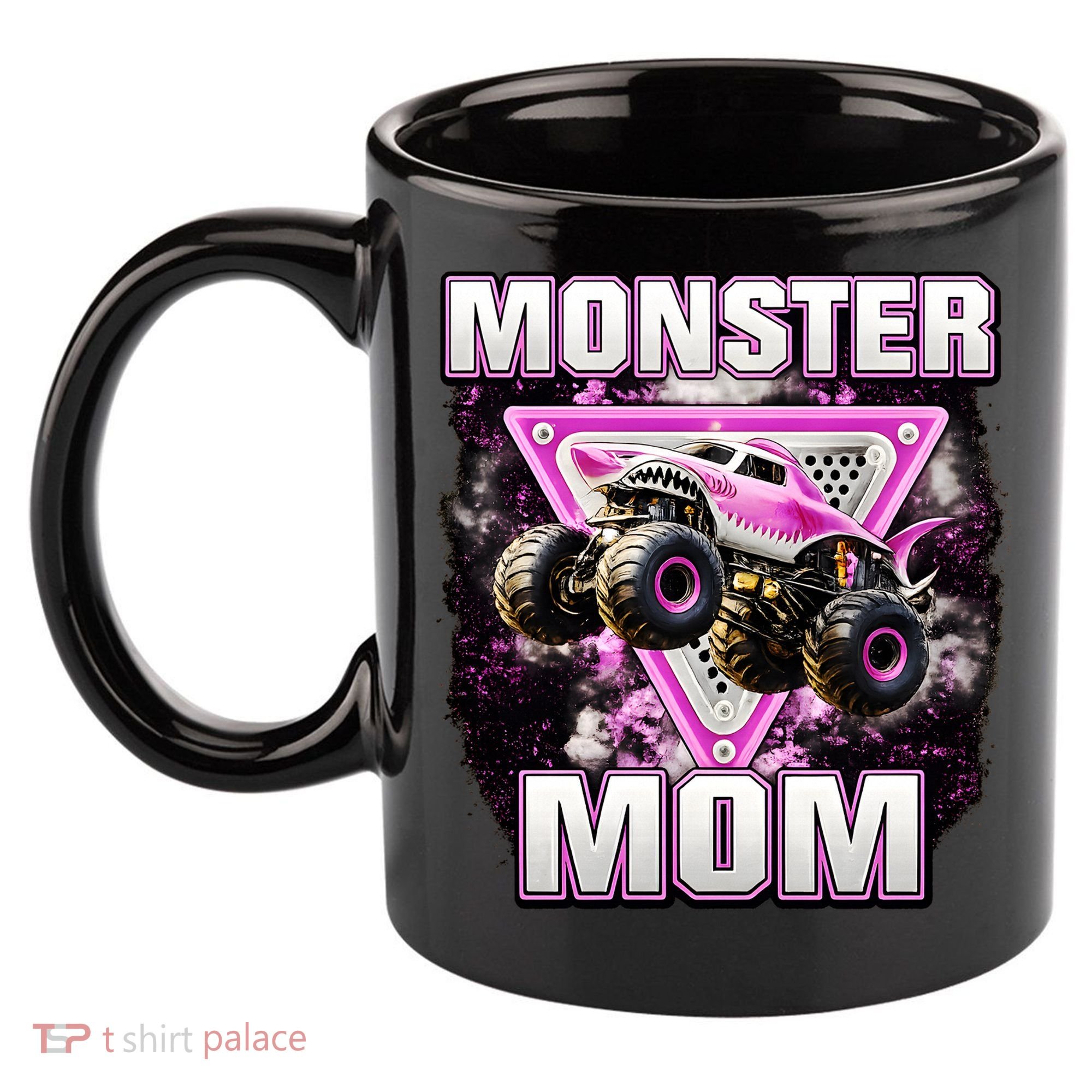 Monster Truck Mom 11oz C Handle Ceramic Mug