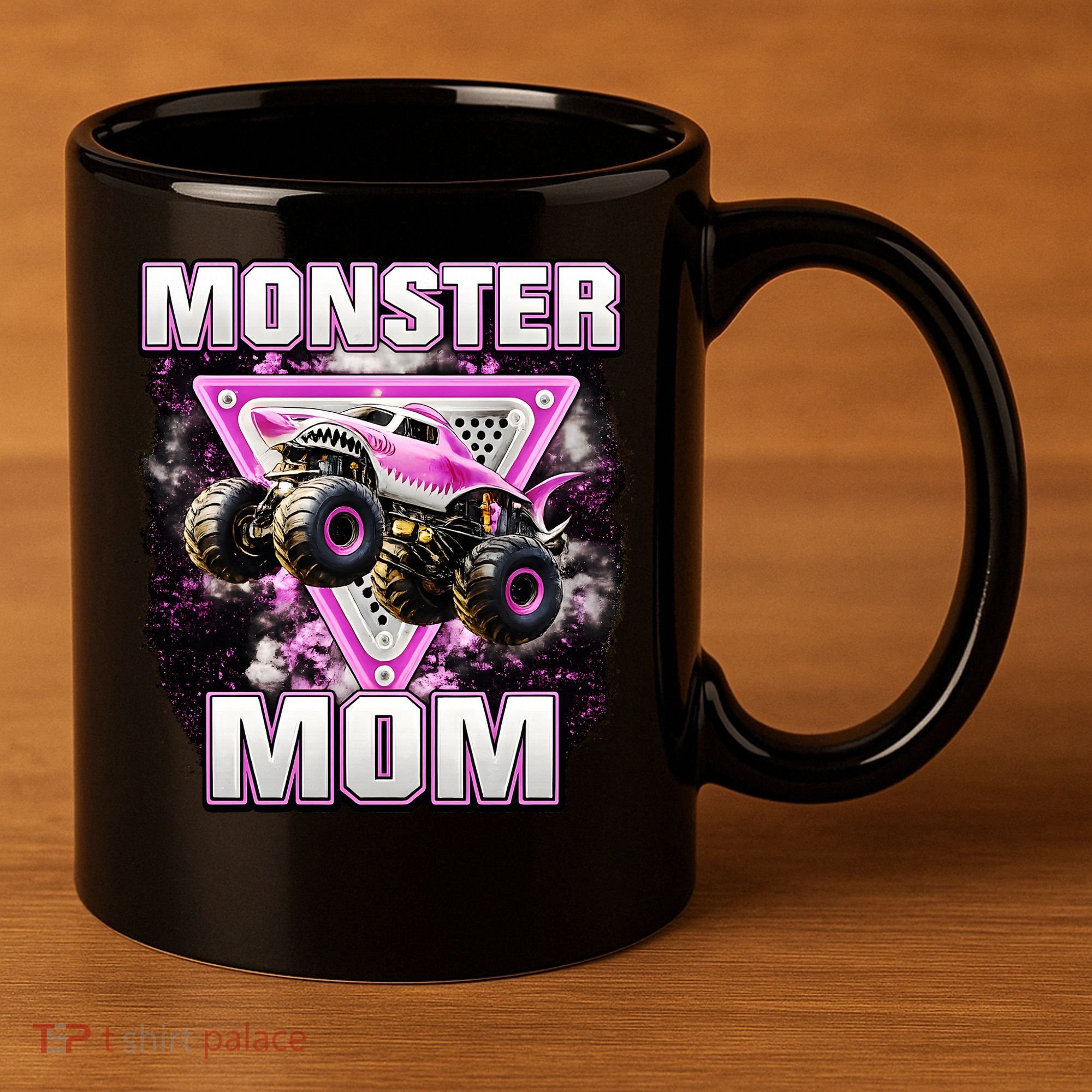 Monster Truck Mom 11oz C Handle Ceramic Mug