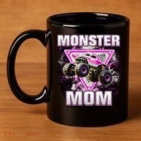 Monster Truck Mom 11oz C Handle Ceramic Mug thumb 4