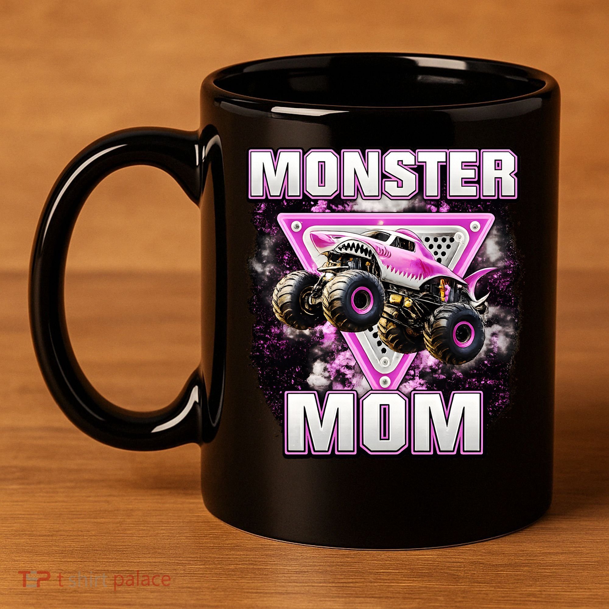 Monster Truck Mom 11oz C Handle Ceramic Mug
