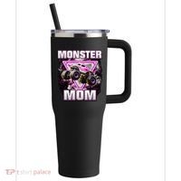 Monster Truck Mom 40oz Vacuum Insulated Stainless Steel Travel Tumbler thumb 0