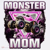 Monster Truck Mom Comfort Colors Garment-Dyed Hooded Sweatshirt thumb 2