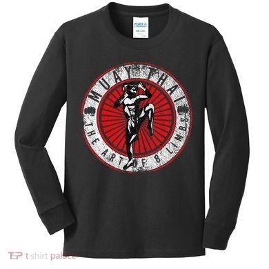 Muay Thai Kids Long Sleeve Shirt