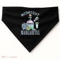 Midnight Tequila Margaritas Lime Tequila Magic Witches Great Gift USA-Made Doggie Bandana thumb 0