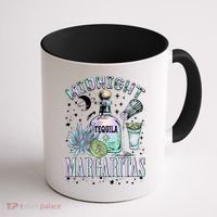 Midnight Tequila Margaritas Lime Tequila Magic Witches Great Gift Coffee Mug thumb 1