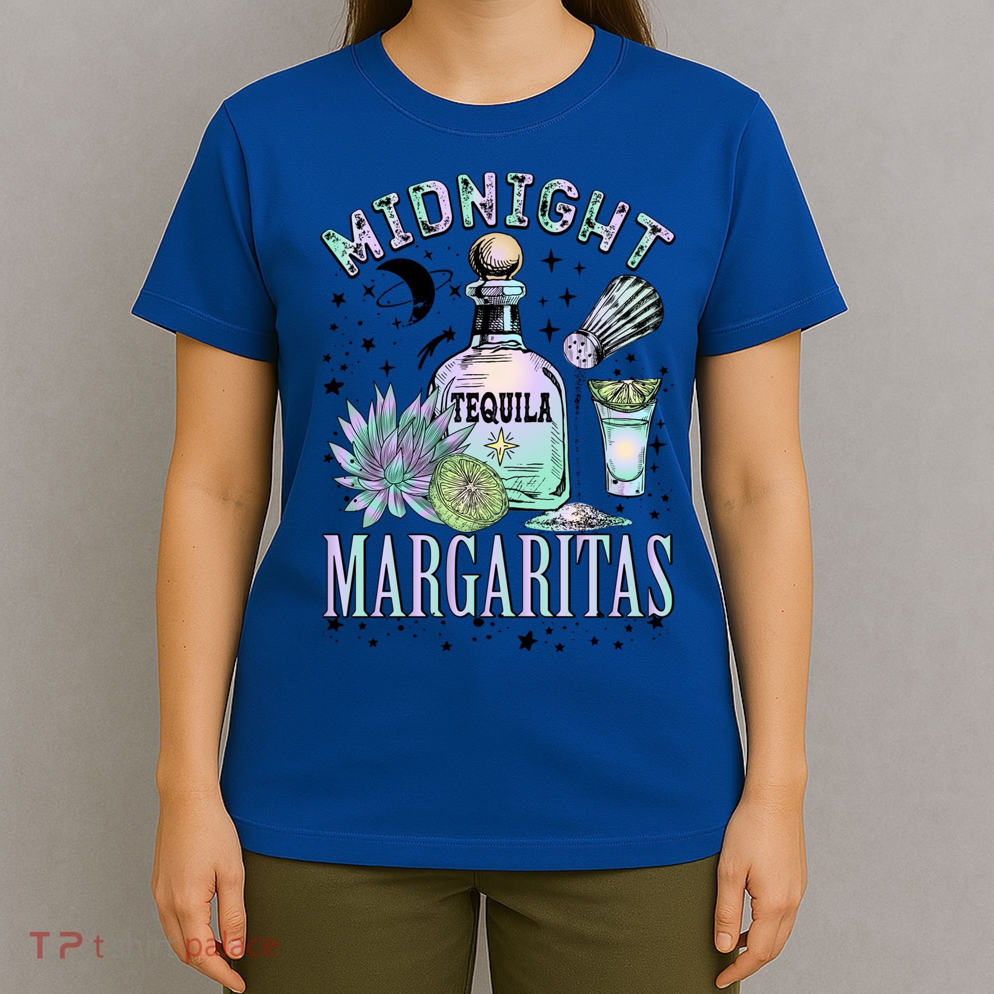 Midnight Tequila Margaritas Lime Tequila Magic Witches Great Gift T-Shirt