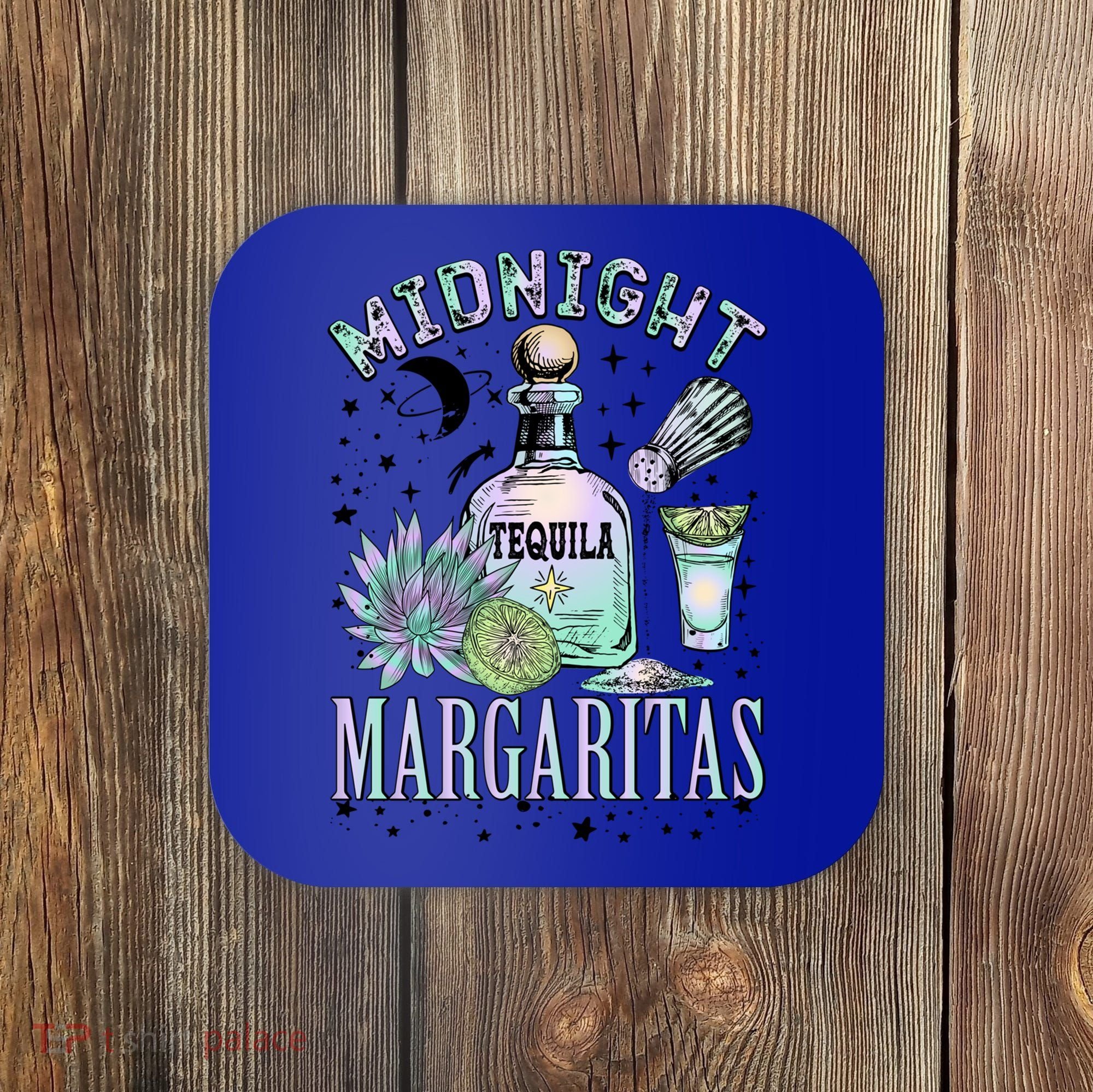 Midnight Tequila Margaritas Lime Tequila Magic Witches Great Gift Coaster