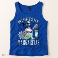 Midnight Tequila Margaritas Lime Tequila Magic Witches Great Gift Tank Top thumb 2