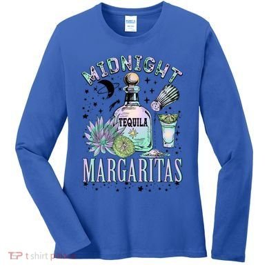 Midnight Tequila Margaritas Lime Tequila Magic Witches Great Gift Women's Long Sleeve Shirt