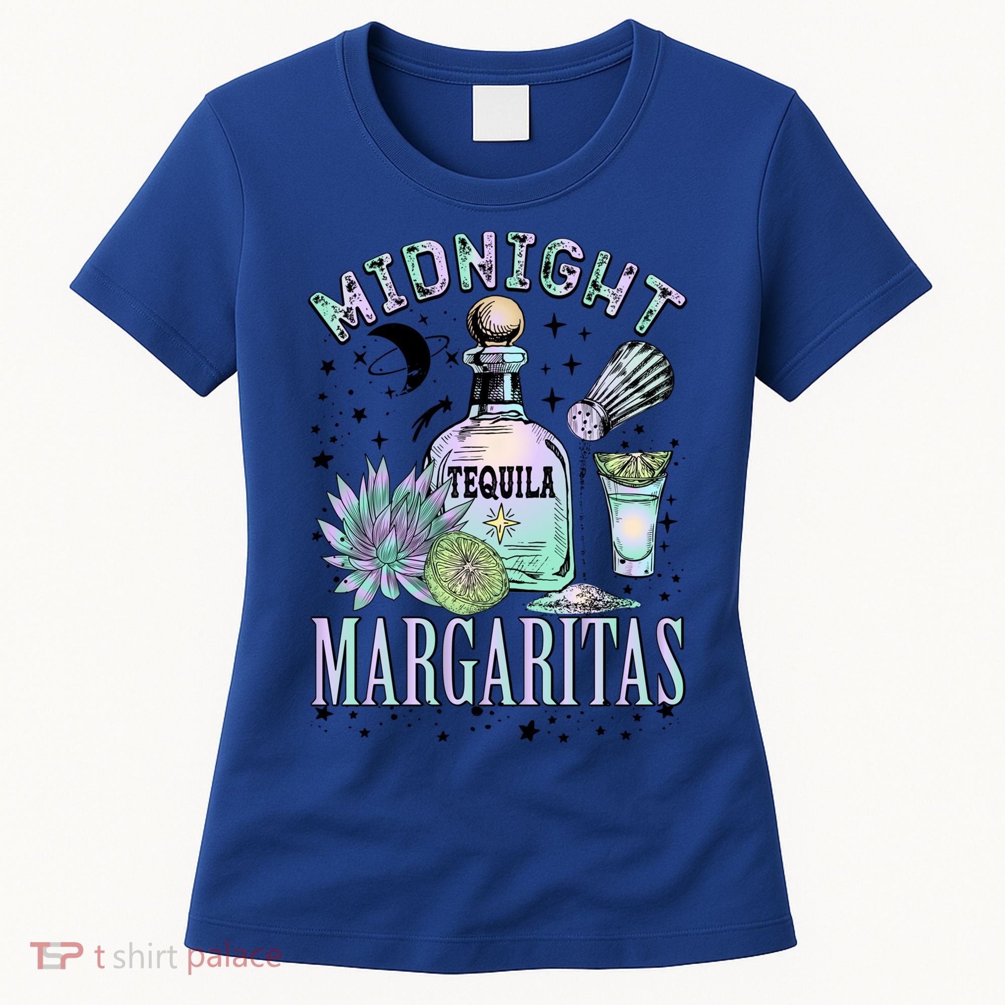 Midnight Tequila Margaritas Lime Tequila Magic Witches Great Gift Women's T-Shirt