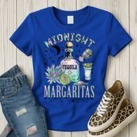 Midnight Tequila Margaritas Lime Tequila Magic Witches Great Gift Women's T-Shirt thumb 3