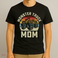 Monster Truck Mom Vintage Retro Style Women T-Shirt thumb 3