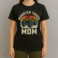 Monster Truck Mom Vintage Retro Style Women T-Shirt thumb 4