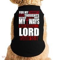 My Thoughts My Ways Declarers The Lord Isaiah 55:8 Doggie Tank thumb 0