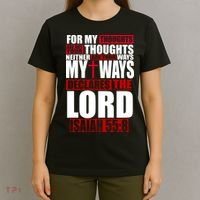 My Thoughts My Ways Declarers The Lord Isaiah 55:8 T-Shirt thumb 4