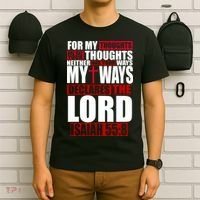 My Thoughts My Ways Declarers The Lord Isaiah 55:8 T-Shirt thumb 6