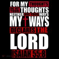 My Thoughts My Ways Declarers The Lord Isaiah 55:8 Women's Hoodie thumb 2