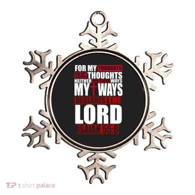 My Thoughts My Ways Declarers The Lord Isaiah 55:8 Ornament