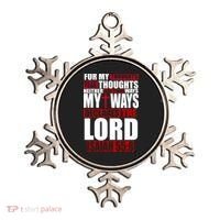 My Thoughts My Ways Declarers The Lord Isaiah 55:8 Ornament thumb 0