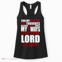 My Thoughts My Ways Declarers The Lord Isaiah 55:8 Women's Tank Top thumb 0