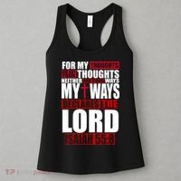My Thoughts My Ways Declarers The Lord Isaiah 55:8 Women's Tank Top thumb 3