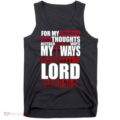 My Thoughts My Ways Declarers The Lord Isaiah 55:8 Tank Top