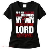 My Thoughts My Ways Declarers The Lord Isaiah 55:8 Women's T-Shirt thumb 0