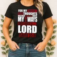 My Thoughts My Ways Declarers The Lord Isaiah 55:8 Women's T-Shirt thumb 2