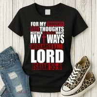 My Thoughts My Ways Declarers The Lord Isaiah 55:8 Women's T-Shirt thumb 3