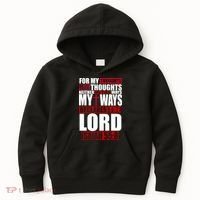 My Thoughts My Ways Declarers The Lord Isaiah 55:8 Kids Hoodie thumb 0