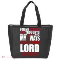 My Thoughts My Ways Declarers The Lord Isaiah 55:8 Tote Bag thumb 0