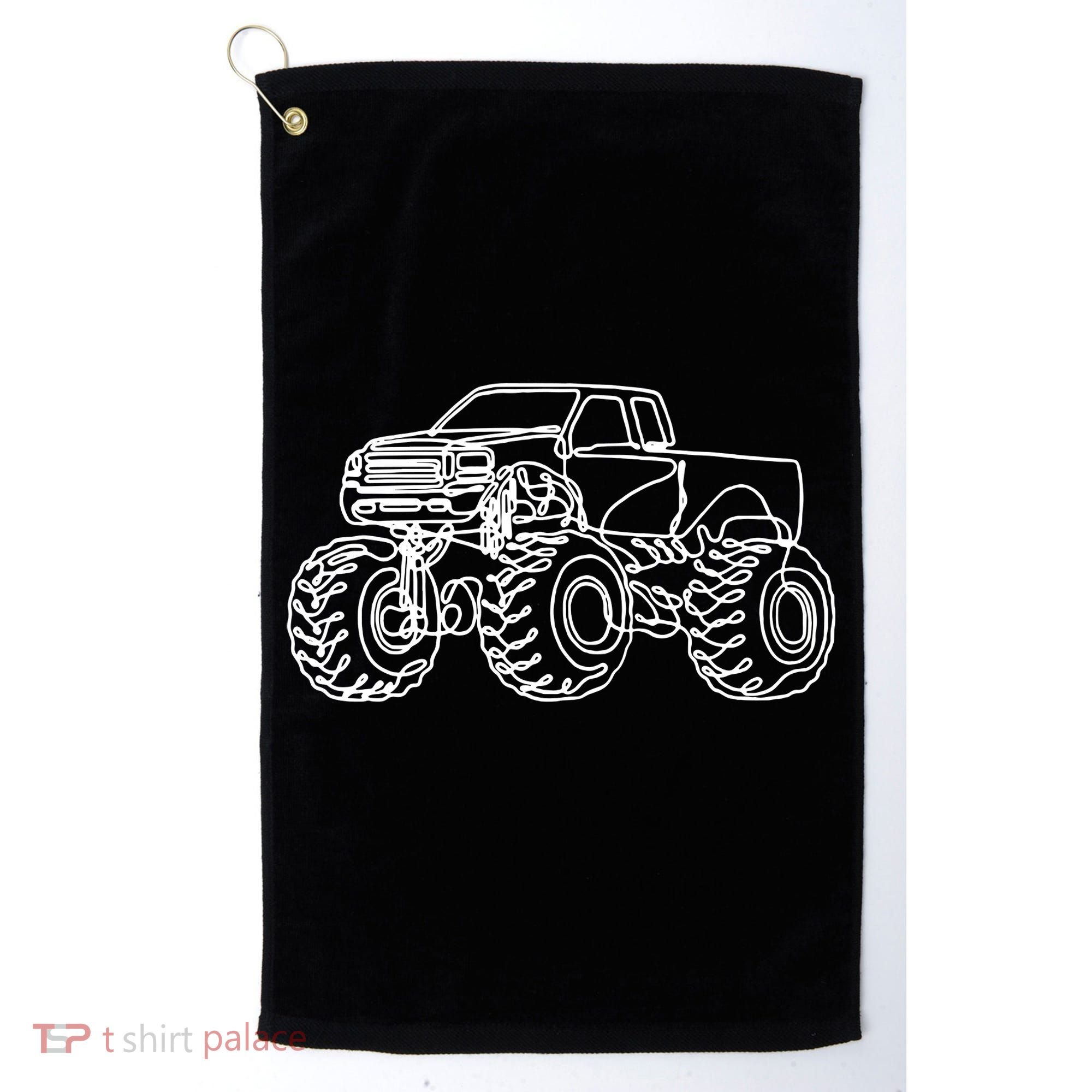 Monster Truck Golf Towel