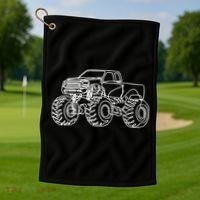 Monster Truck Golf Towel thumb 1