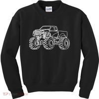 Monster Truck Kids Sweatshirt thumb 0