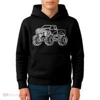 Monster Truck Kids Hoodie thumb 4